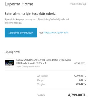 TV Alışverişimde Para İadesi Belirsizliği Yaşadım