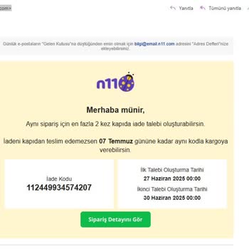 Yanlış Ürün Gönderimi Ve İade Sürecinde Sorun Yaşadım