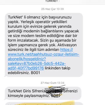 Kurulum Tarihi Belirtilmesine Rağmen İnternet Bağlanmadı, İletişim Yetersiz Kaldı