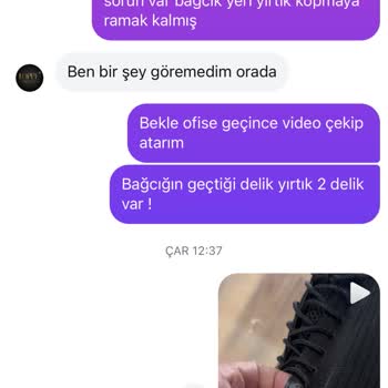Aldığım Ayakkabı Yırtık Çıktı, Müşteri Hizmetleri İlgisiz Ve Yanıltıcı