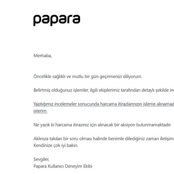 Papara, Reşit Olmayanın Oyun Harcamalarına İtirazımı Reddediyor – Mağduriyetim Giderilmiyor