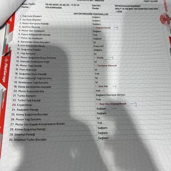 First Class Ekspertiz Paketinde Eksik Ve Yetersiz İnceleme Mağduriyeti