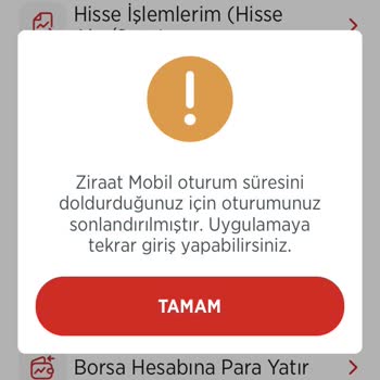 Ziraat Bankası'nda Hesap Erişim Sorunu Ve Borsa Hesabına Ulaşılamıyor