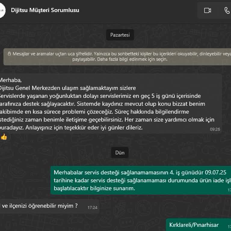 Klima Montajı İçin Günlerce Bekletildim Müşteri Hizmetleri Çözüm Sunmadı