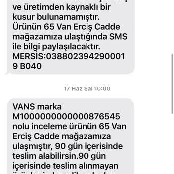 Vans Ayakkabımın Boyası Islandığında Attı İade Reddedildi