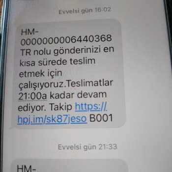 H&M Kargo Firması Üç Gündür Teslimat Yapmıyor Ve Bilgilendirme Yok