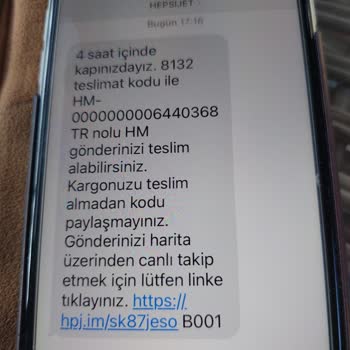 H&M Kargo Firması Üç Gündür Teslimat Yapmıyor Ve Bilgilendirme Yok