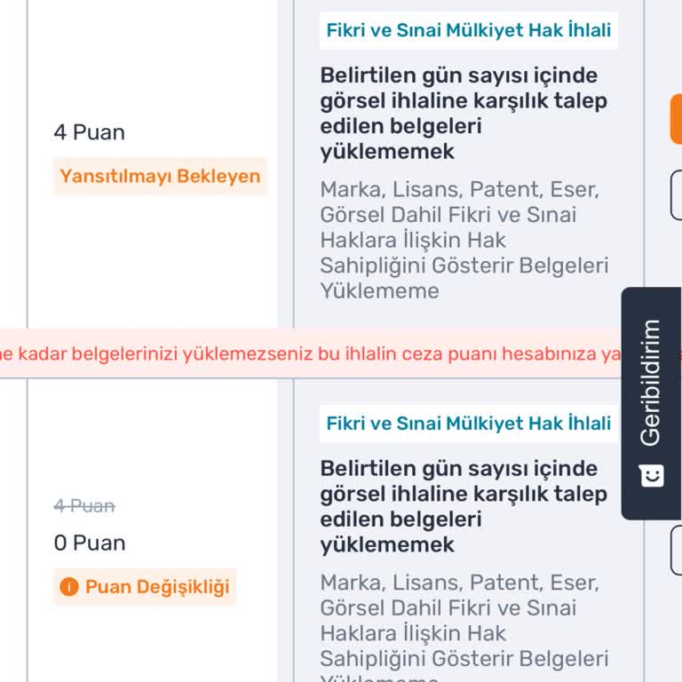 Trendyol'da Haksız İhlal Puanlarıyla Mağduriyet