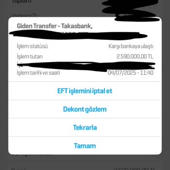 Enpara EFT İşlemi Sırasında Para Kayboldu Mağduriyet Yaşadım