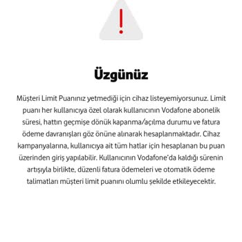 Düzenli Ödeme Yapmama Rağmen Limitim Gösterilmiyor