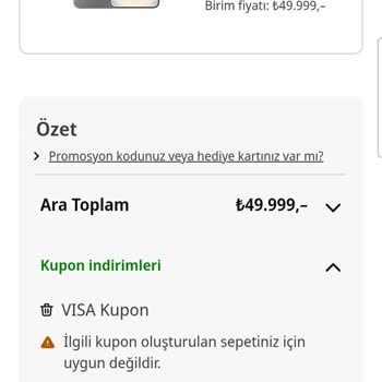 Kuponum Aniden Geçersiz Oldu, Mağduriyetimin Giderilmesini İstiyorum