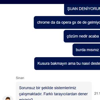 Hosting Giriş Kodum Gelmiyor, Destek Yetersiz