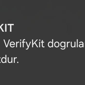 Verifykit Bilinmeyen Uygulamadan İzinsiz Doğrulama Kodu Geldi, Sorumluluk Kabul Etmiyorum