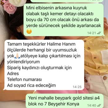 Sipariş Edilen Elbiselerin Geç Ve Eksik Teslim Edilmesi