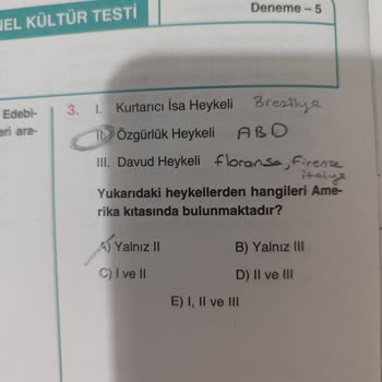 Soru Şıklarında Ciddi Hatalar Var, Dikkat Edilmeli