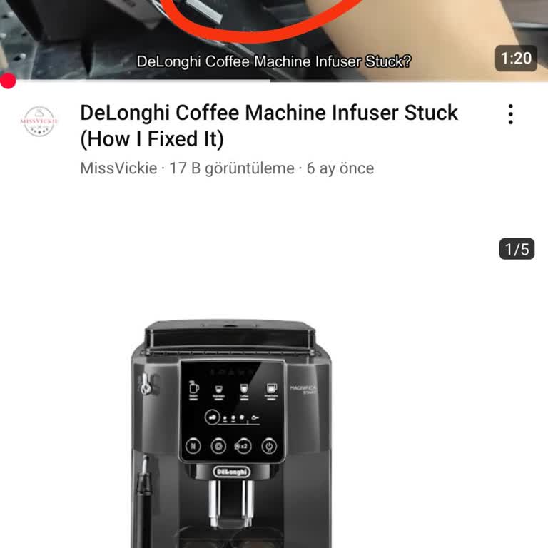 Satın Alınan Kahve Makinesinde Demleme Ünitesi Eksik Çıktı