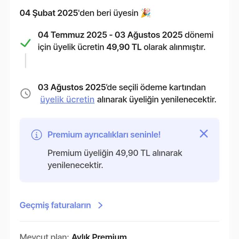 Haberim Olmadan Başlatılan Premium Üyelik Ve Ücret Kesintisi