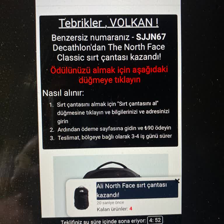 Instagram Çekilişiyle Kazandığım Sırt Çantası Gönderilmedi, Ücret De Alındı