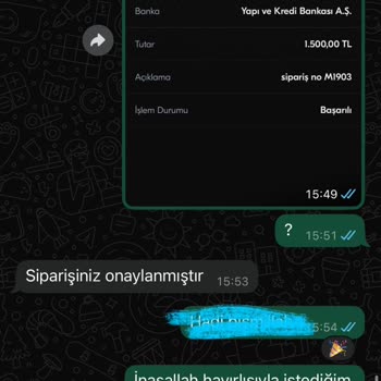 Siparişim Gelmedi Satıcı Engelledi Paramı İade Etmiyor Mağduriyetim Giderilsin