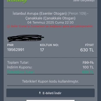 Otobüs Seferinde Gecikme, Temizlik Ve Organizasyon Sorunları Yaşadım