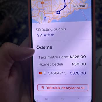 Ödeme Yapıldığı Halde Şoförün Ekstra Ücret Talep Etmesi Ve Baskıcı Tavrı
