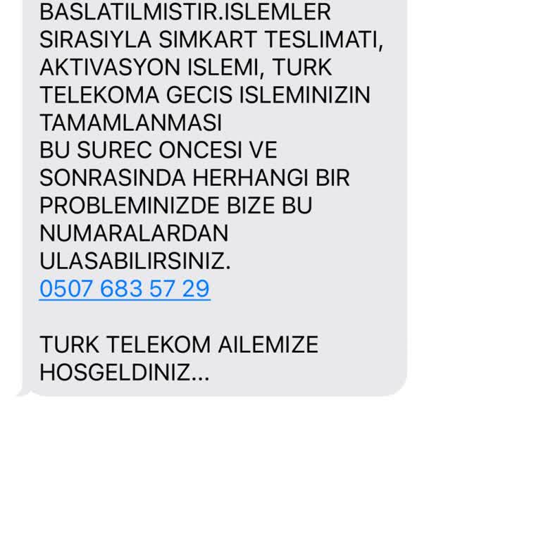 Kimlik Bilgilerimle Yapılan Usulsüz Hat Taşıma İşlemi Ve Yetersiz Destek
