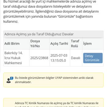 UYAP Vatandaş Portalında İçerik Görüntüleme Sorunu: Defalarca Denememe Rağmen Erişim Sağlayamıyorum