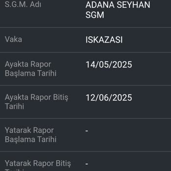 SGK İş Kazası Rapor Ücretimin Ödenmemesi Ve Yanlış Vaka Türü Kaydı