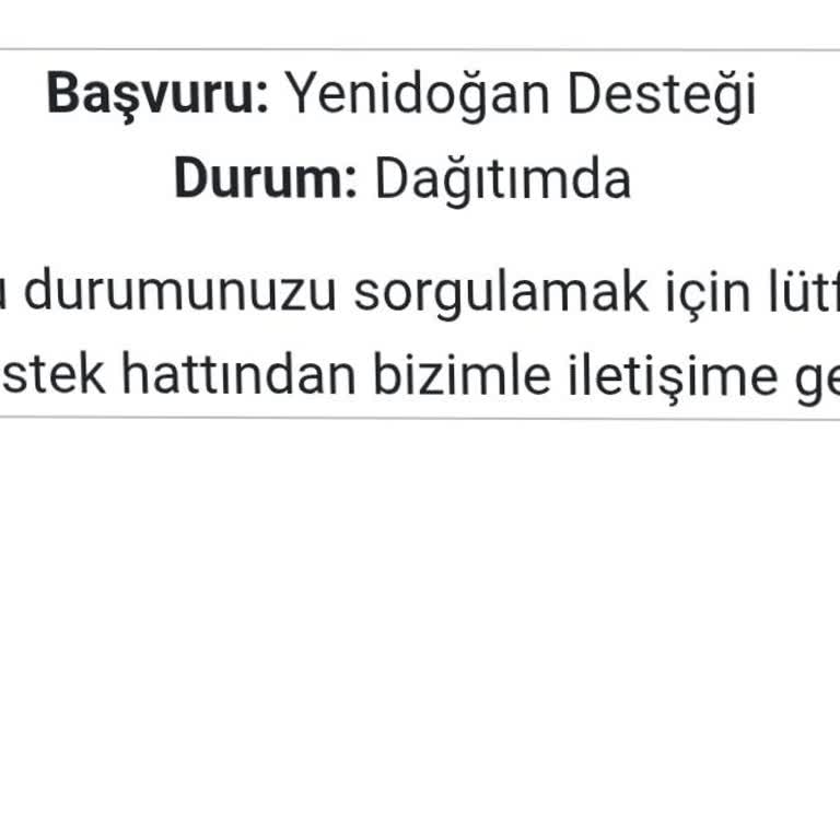 Yenidoğan Destek Paketi Bir Aydır Teslim Edilmedi, Bilgi Alamıyorum