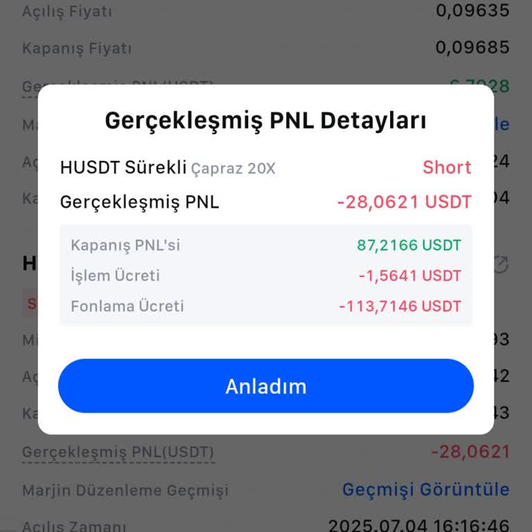 Mexc Fonlama Ücretleri Nedeniyle Kazancımın Üzerinde Zarar Ettim