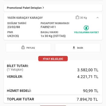 Sistem Hatası Nedeniyle Yanlış İsim Ve Yüksek İptal Ücreti