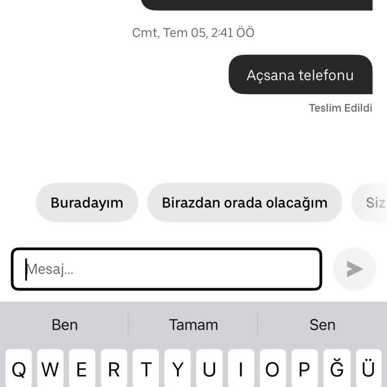 Uber Uygulamasında Harita Ve Sürücü Çağrı Problemi