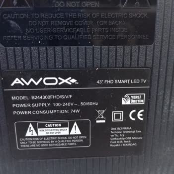 Awox TV Açılış Ekranında Takılı Kalıyor 3 Gün İçinde Arıza Yaşadım