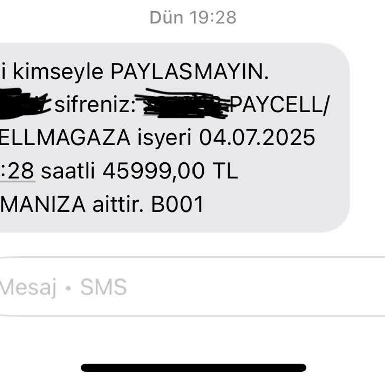 Paycell Üzerinden Yanlışlıkla Yüksek Tutar Çekilmesi Ve İade Sorunu