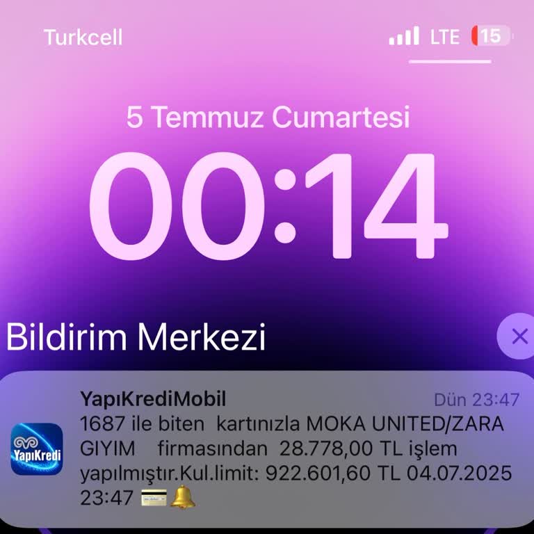 Zara'dan Bilgim Dışında Yüklü Harcama Ve Banka İptal Sorunu