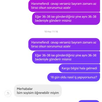 Sipariş Teslim Edilmedi İade De Yapılmadı
