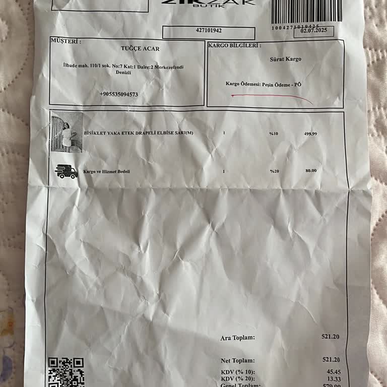 Yanlış Bilgilendirme Ve Renk Sorunu Nedeniyle Mağduriyet