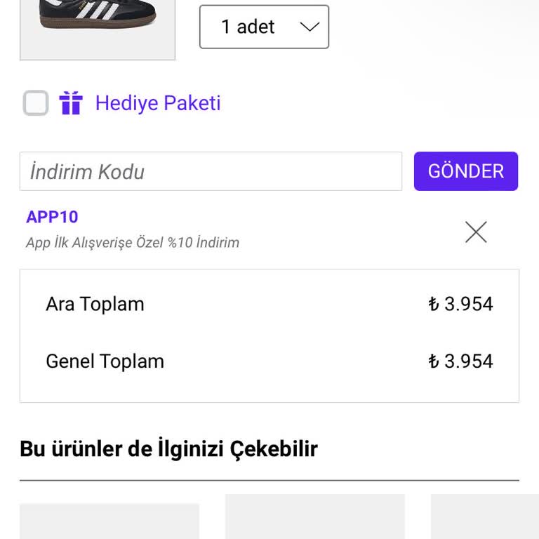 İlk Alışverişte Sunulan Ek İndirimin Uygulanmaması