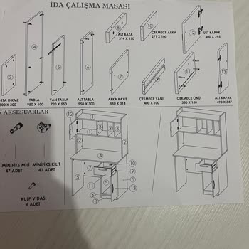 Siparişle Alakasız Masa Ve Eksik Parçalar Mağduriyeti