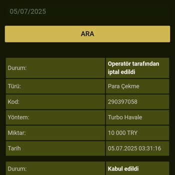 GrandPashaBet Kazandığım Bonusla Çekim Talebim Sebepsizce İptal Edildi