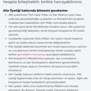 Miles&Smiles Aile Üyeliği İçin Sürekli Bahane Üretiliyor