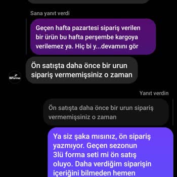 Siparişlerim Teslim Edilmedi, Sürekli Oyalandım