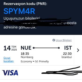 Primefly Bilet Hakkımız THY Tarafından Yok Sayıldı