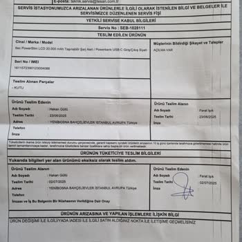 Ttec Powerbank Arızası Ve Yetersiz Servis Desteği