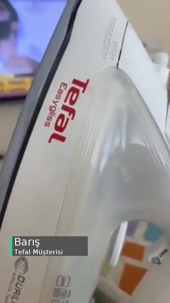 Tefal Easygliss Ütü Hatası videonun kapak resmi