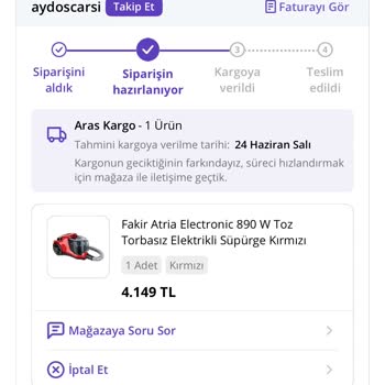 Siparişim 1.5 Haftadır Kargoya Verilmedi, Mağdur Ediliyorum