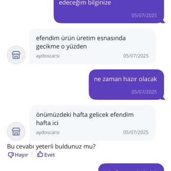 Siparişim 1.5 Haftadır Kargoya Verilmedi, Mağdur Ediliyorum