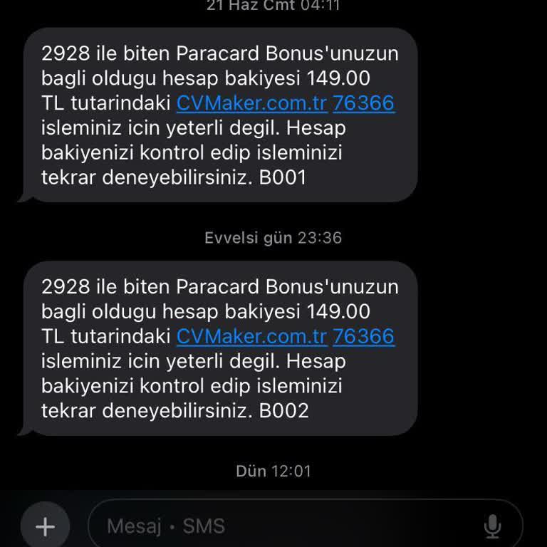 CV Maker İzinsiz Kart Kullanımıyla Hesabımdan Para Çekiliyor