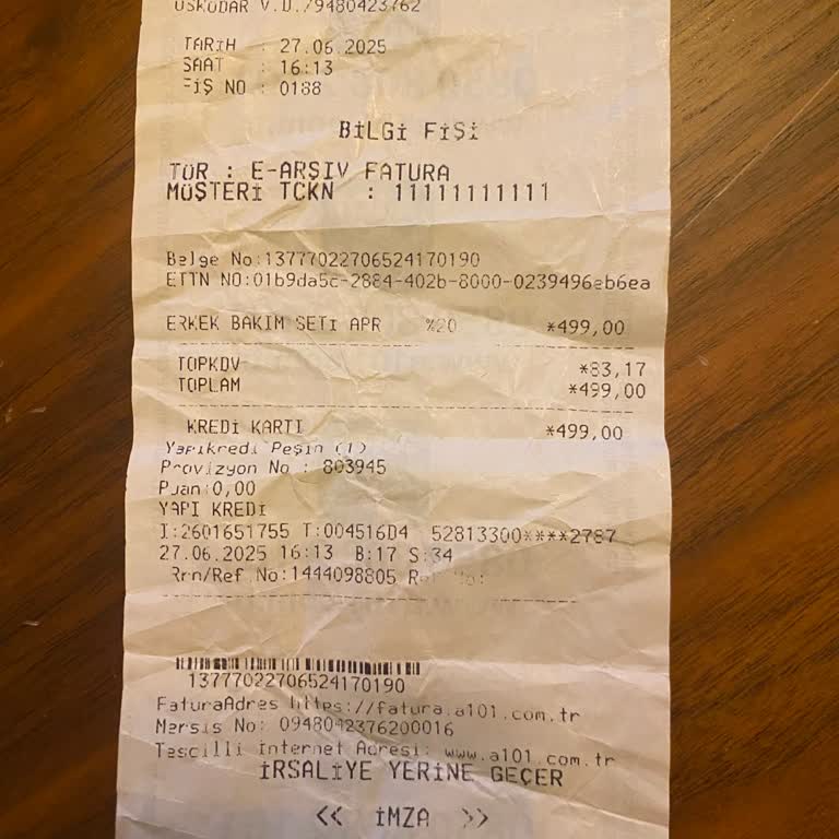 A101 Mağazasında İade Talebime İlgisiz Ve Kaba Yaklaşım