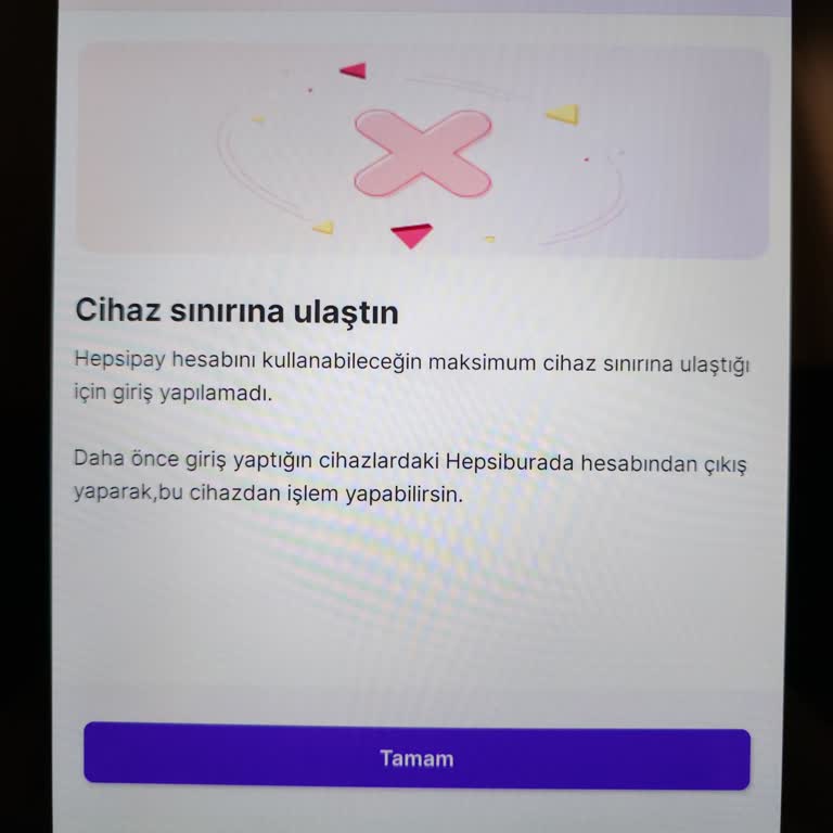 Hepsipay'de Cihaz Sınırı Mağduriyeti: Hesabıma Giremiyorum!